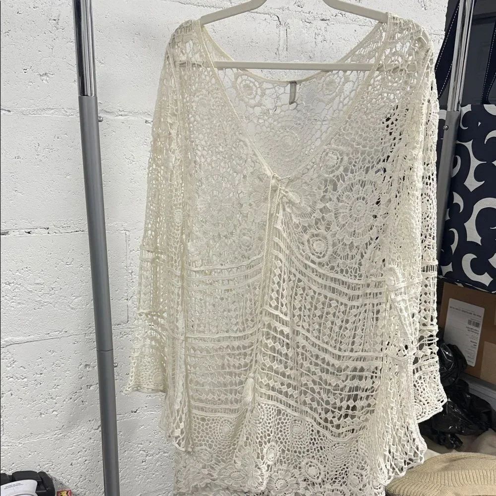 Banana Moon Swim Cover Up Size Large GREAT Condition  Wool Crochet Dress